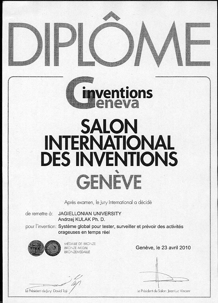 Diplome Geneva inventions