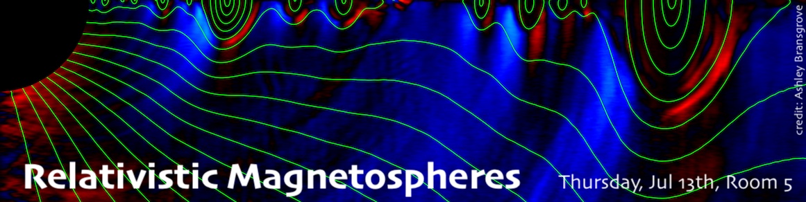 baner sesji Relativistic Magnetospheres na konferencji EAS 2023