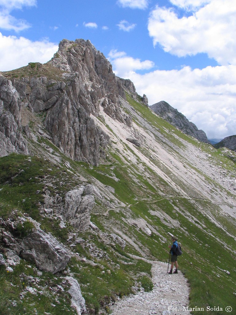 Szlak na P. del Mulo