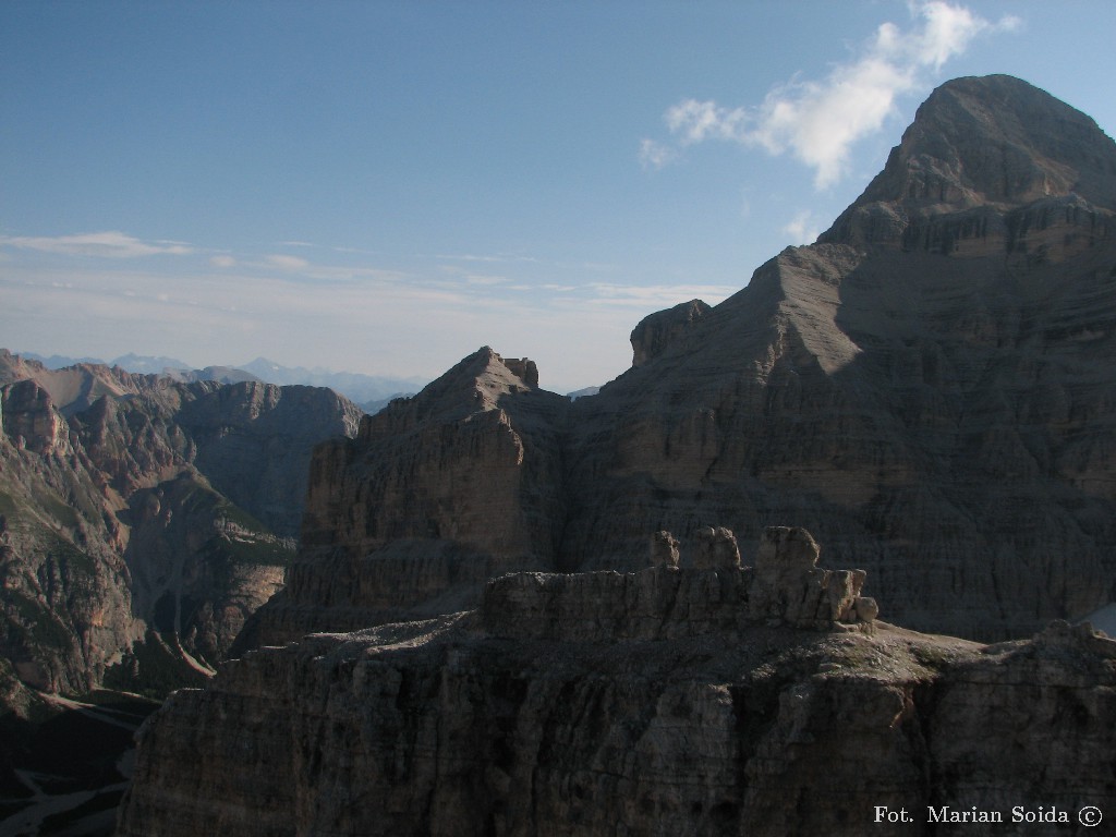 Tre Dita i Tofana di Dentro z ferraty Lipella