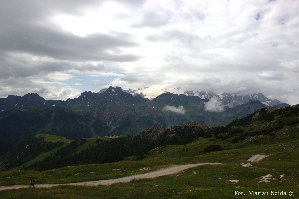 Mesola, Marmolada z wyciągu na Vallon