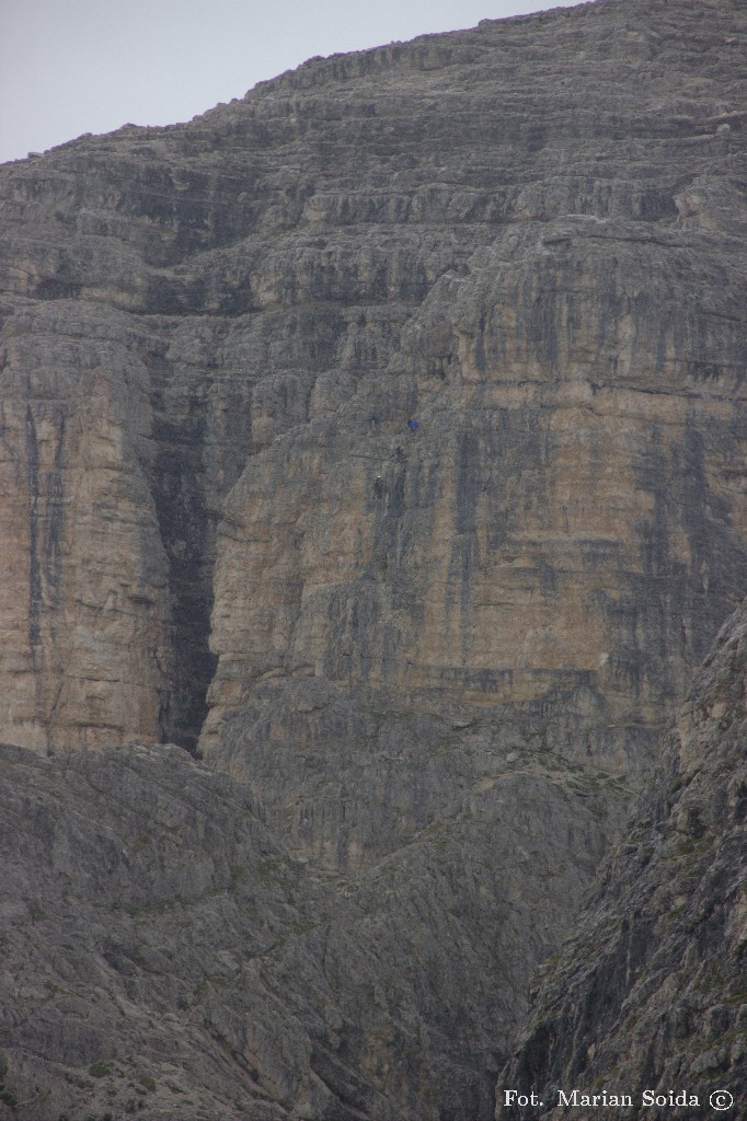 Fragment via ferraty Piz da Lech de Boe