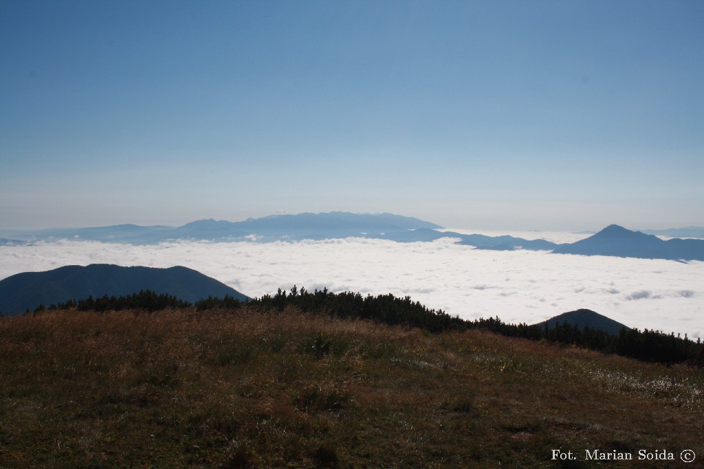 Widok na Tatry ze Stohu