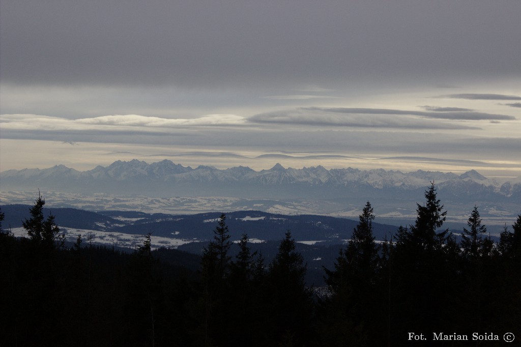 Tatry i Podhale z Hali Kucałowej