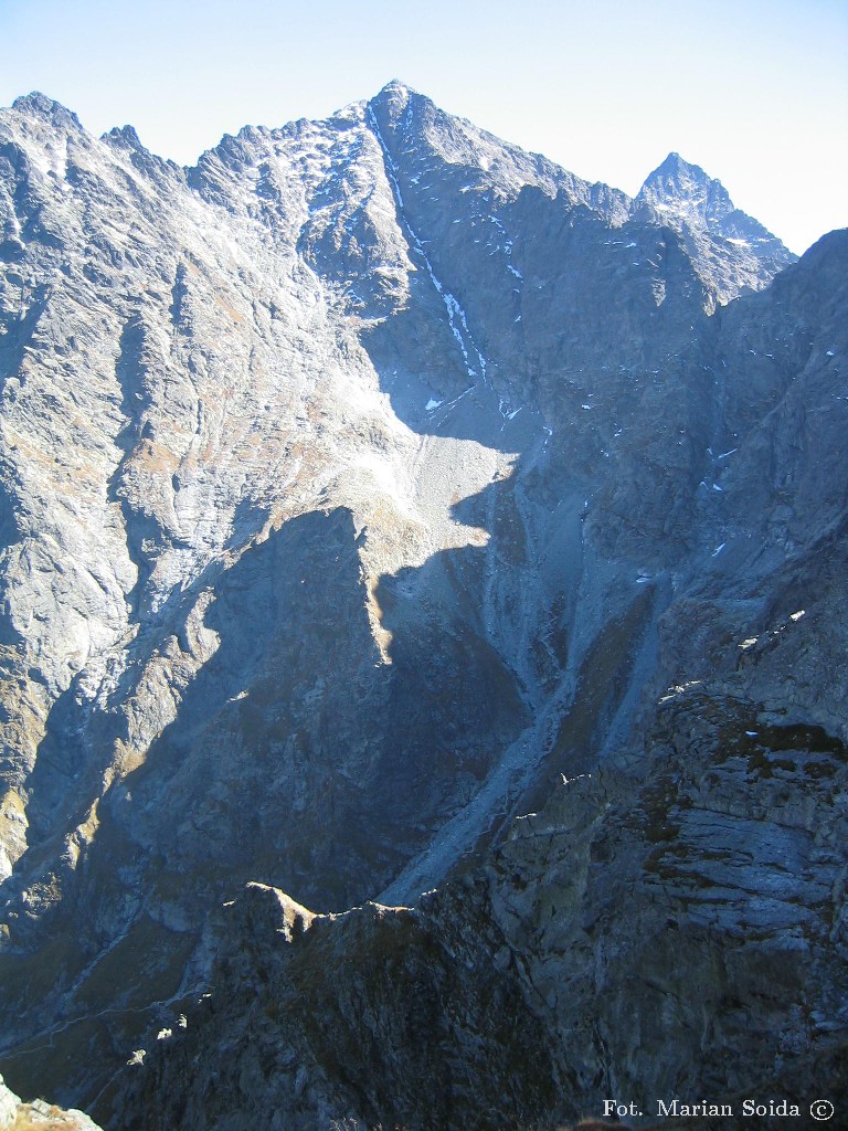 Rysy - widok z Kazalnicy Mięguszowieckiej