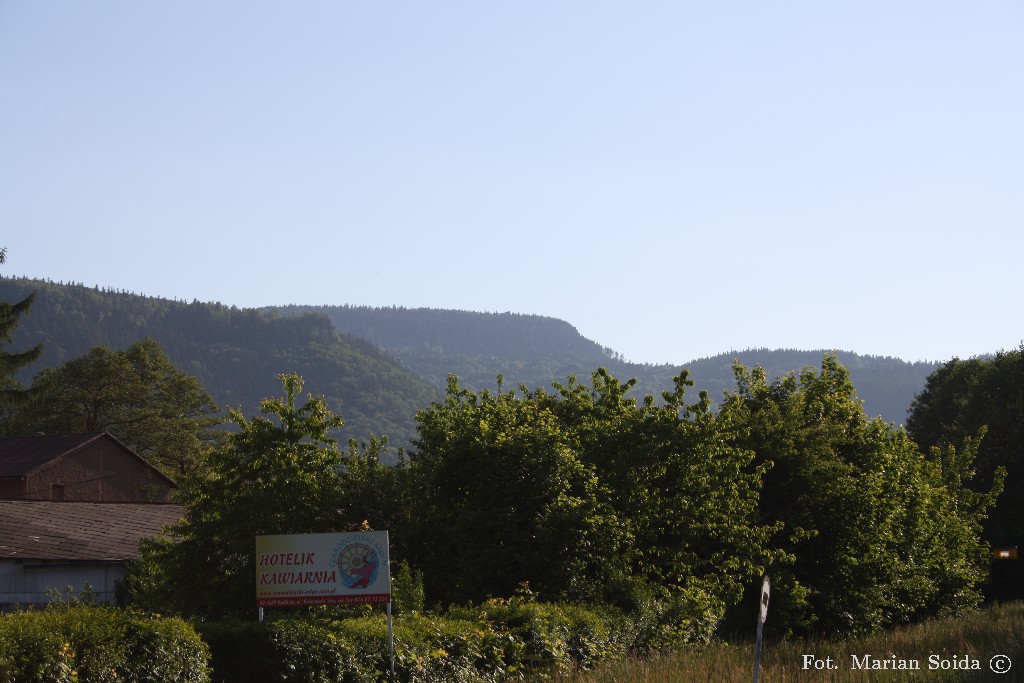 Szczeliniec Wielki - widok z Radkowa