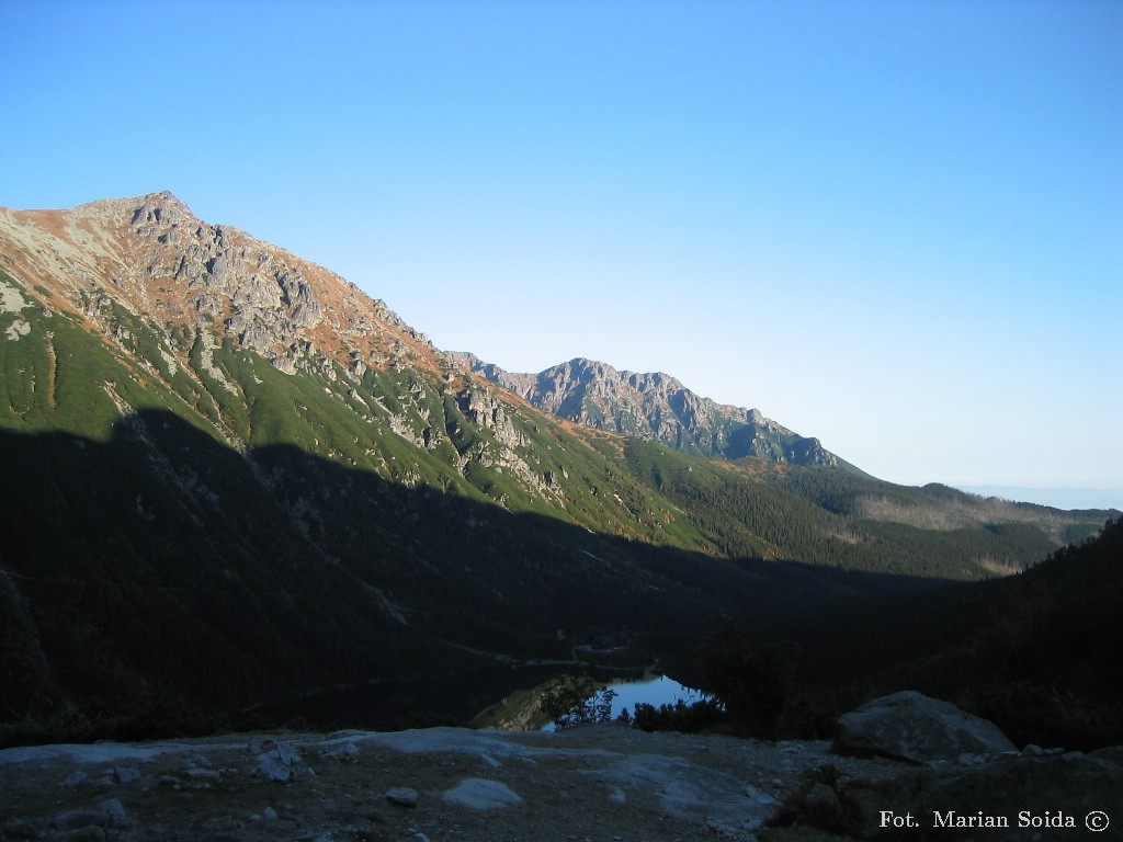 Opalony Wierch z nad Czarnego Stawu