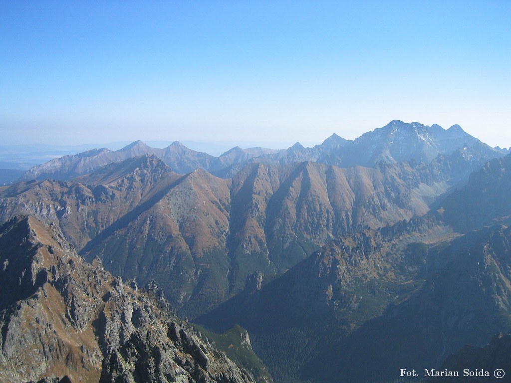 Lodowy i Tatry Bielskie z Rysów