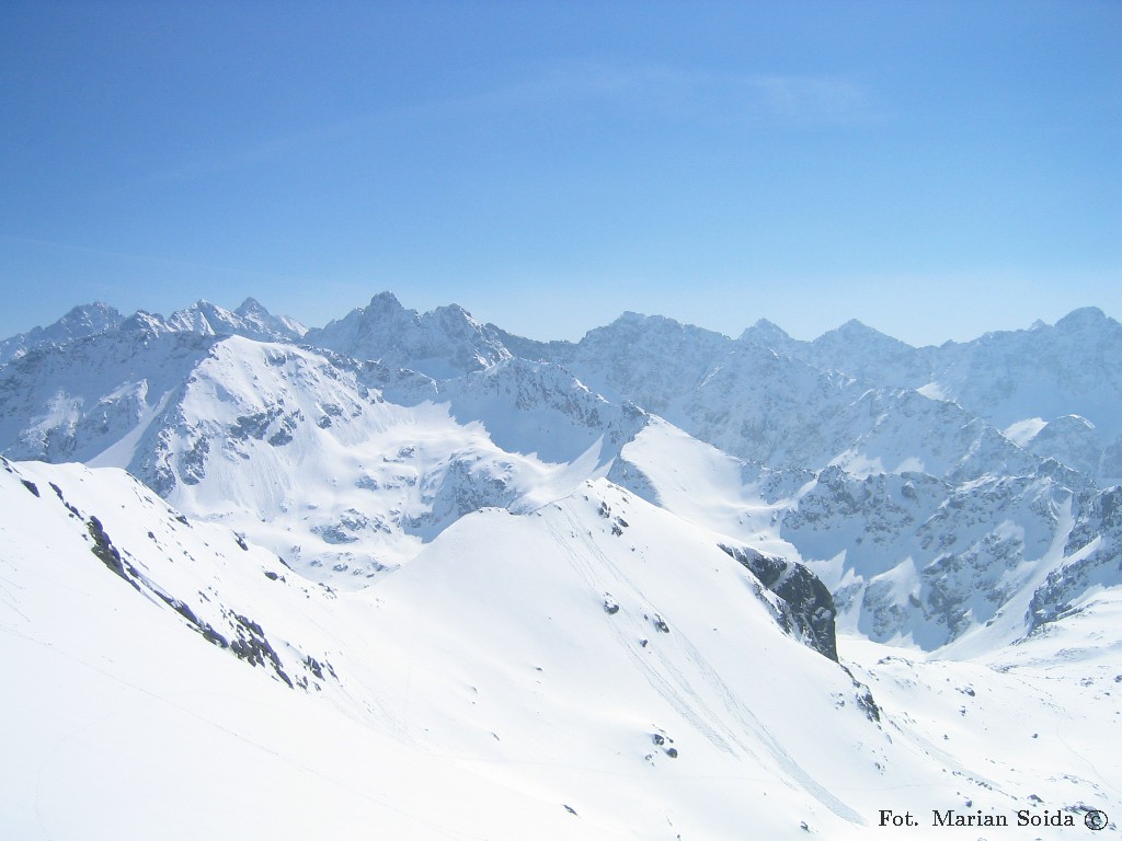 Wysokie Tatry z Zawratu