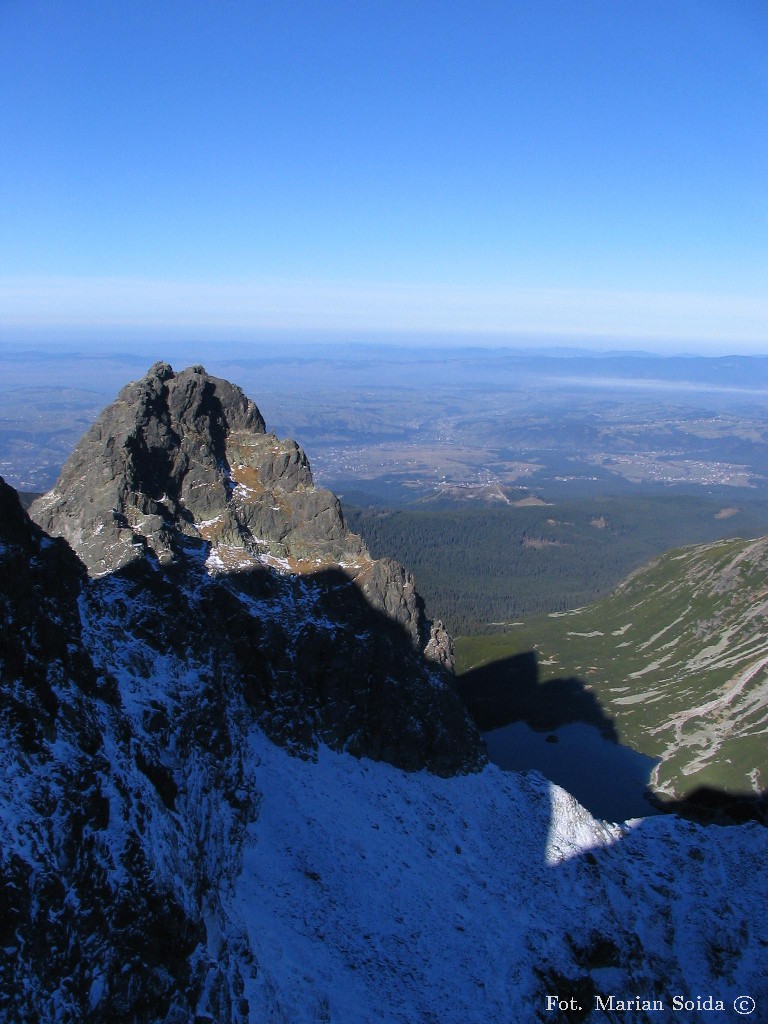 Zadni Kościelec z Małego Koziego