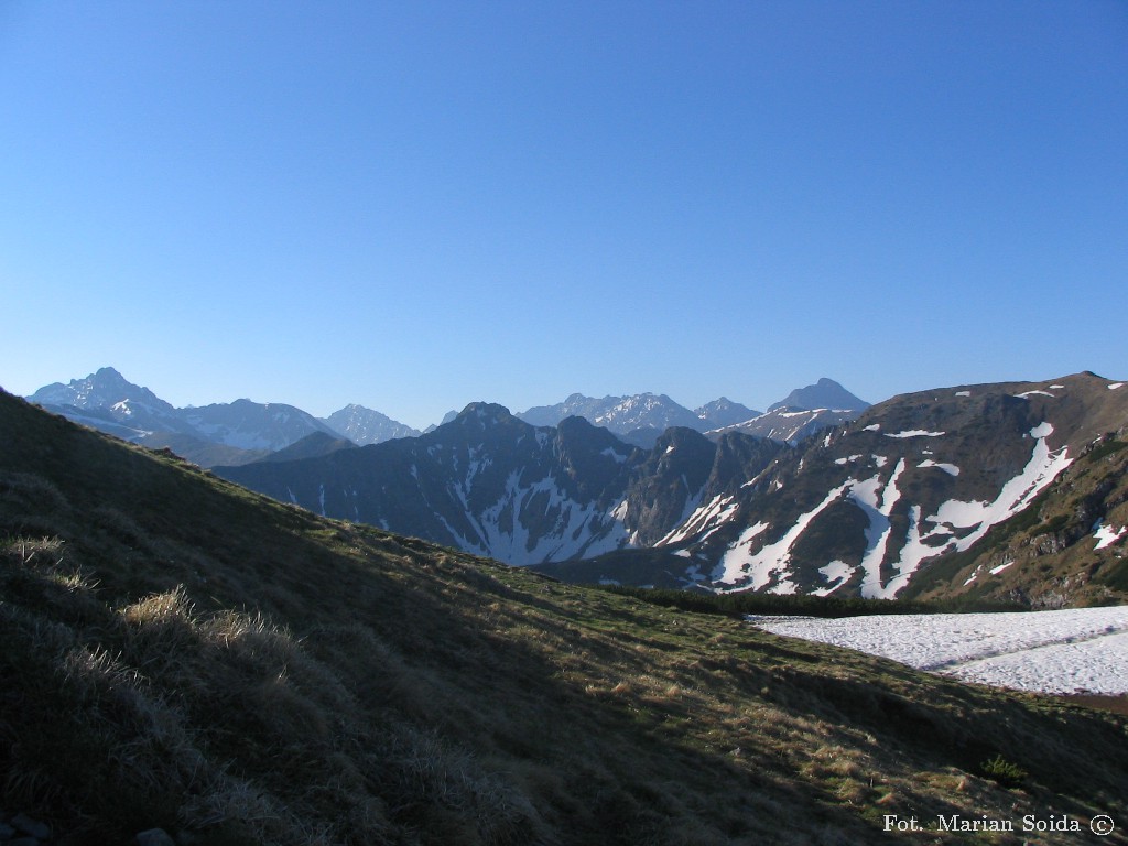 Tatry Wysokie z Przełęczy Kondrackiej Wyżniej