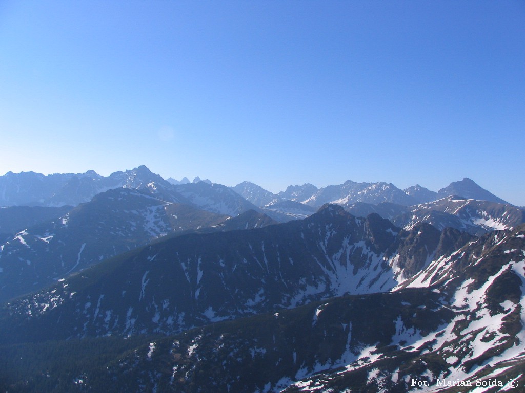 Tatry Wysokie z Giewontu