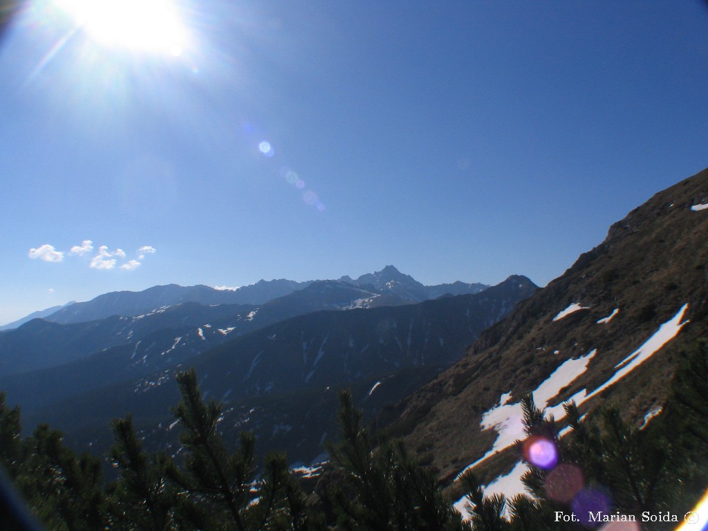 Tatry Wysokie z nad Kondrackiej Przełęczy