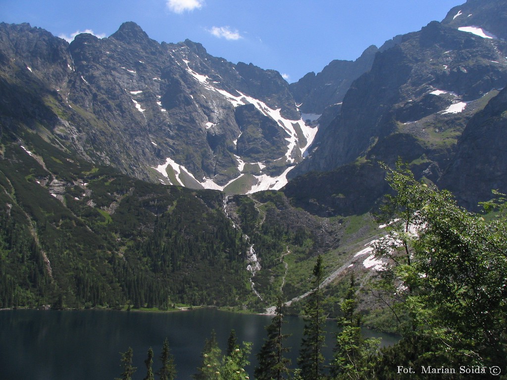 Morskie Oko i Rysy z żółtego szlaku