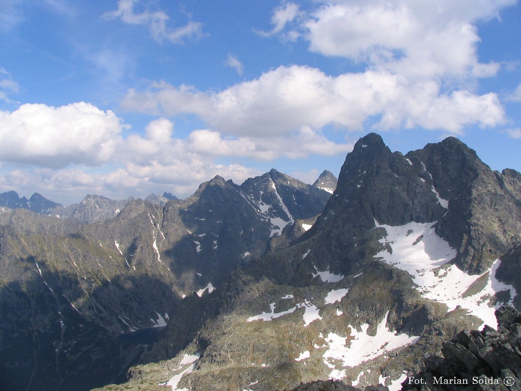 Tatry Wysokie ze Szpiglasowego Wierchu