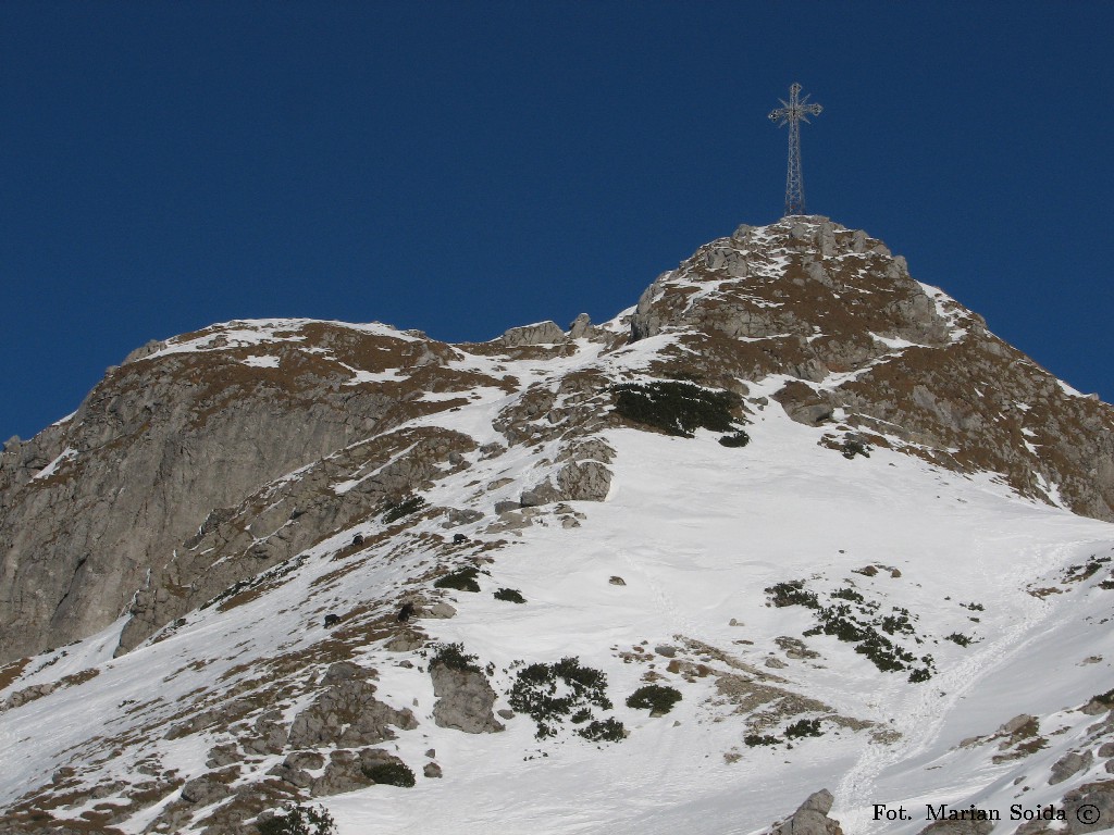 Giewont z Wyżniej Kondrackiej Przełęczy