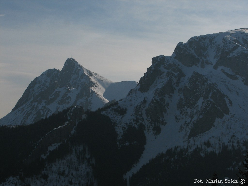 Giewont i Kobylarz spod Pieca