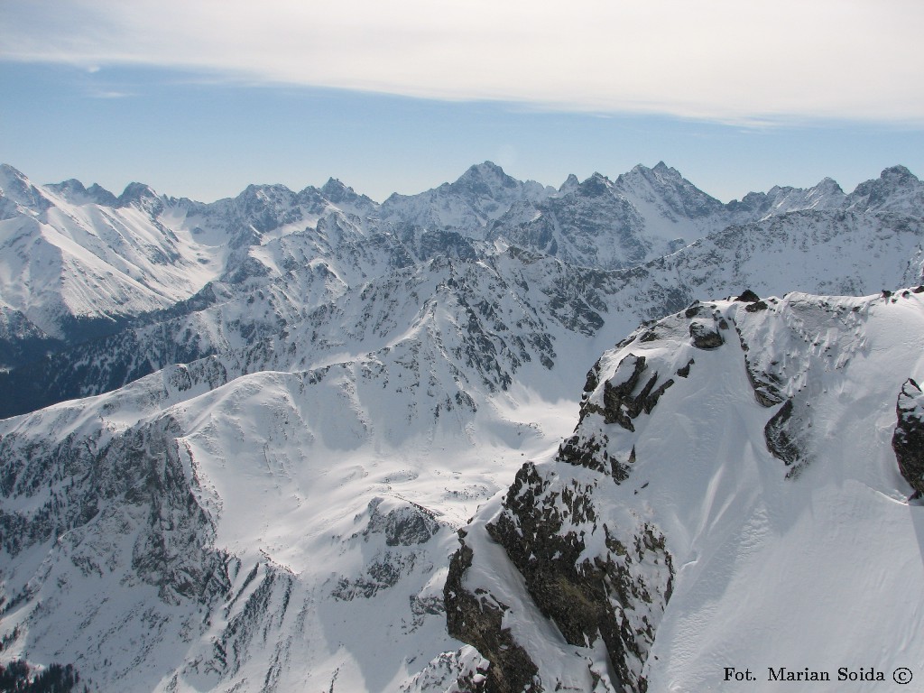 Wysokie Tatry z Zadniego Granatu