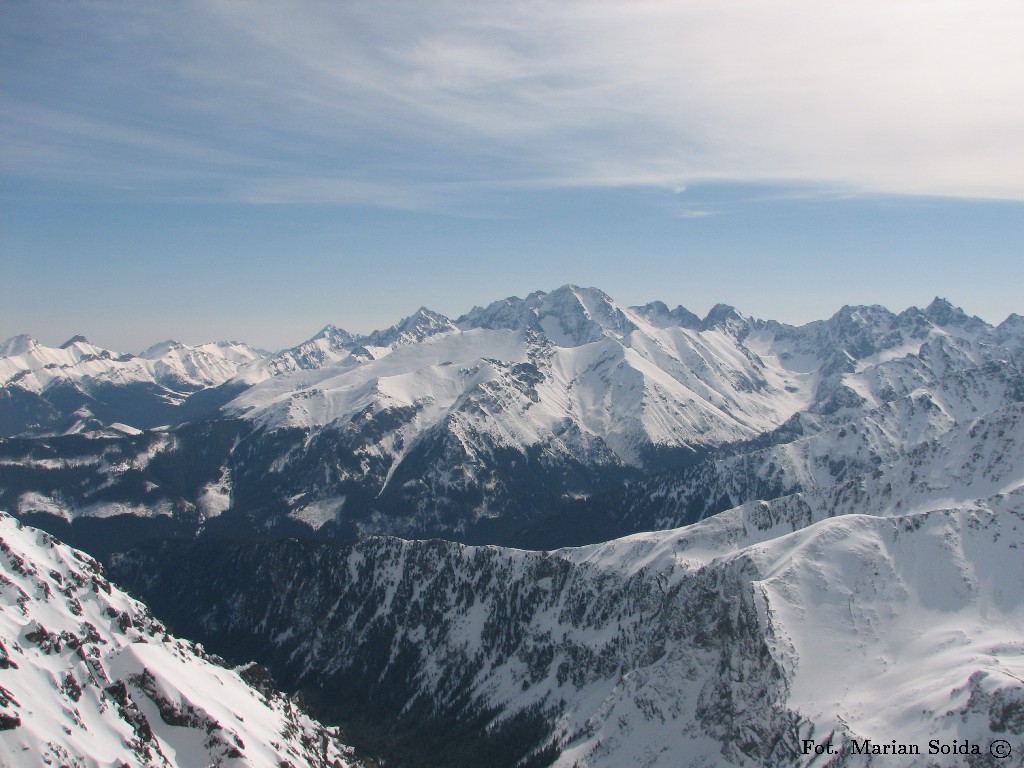 Lodowy i Wysokie Tatry z Zadniego Granatu