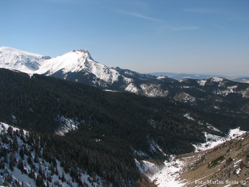 Giewont i Dolina Jaworzynki spod Karczmiska