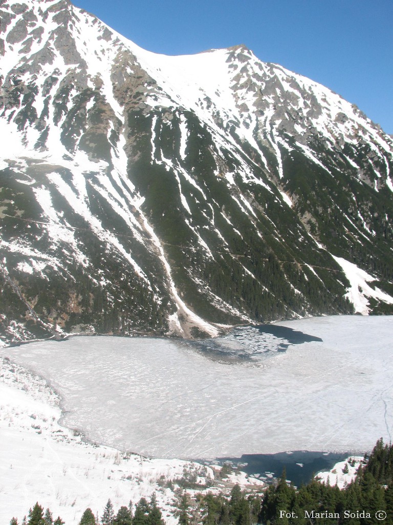 Morskie Oko, Wierch Opalone z nad Czrnego Stawu