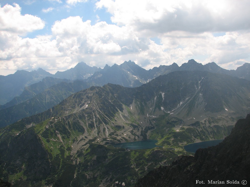 Wysokie Tatry ze Skrajnego Granatu