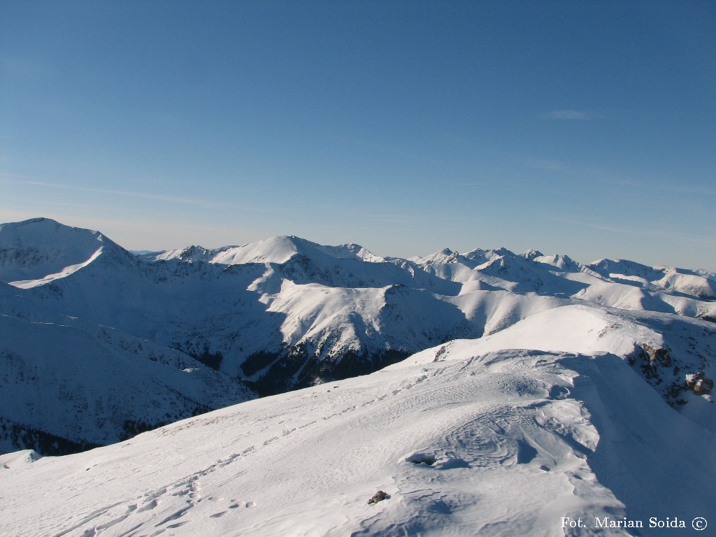 Zachodnie Tatry z Krzesanicy