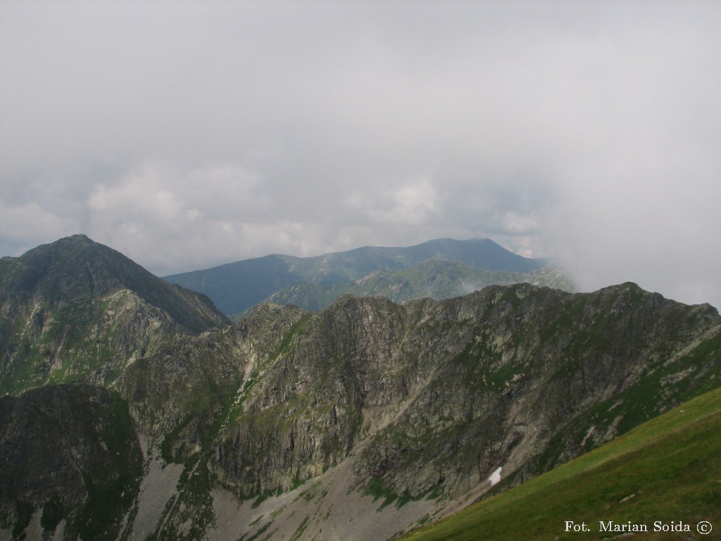 Widok spod Bystrej na zachód