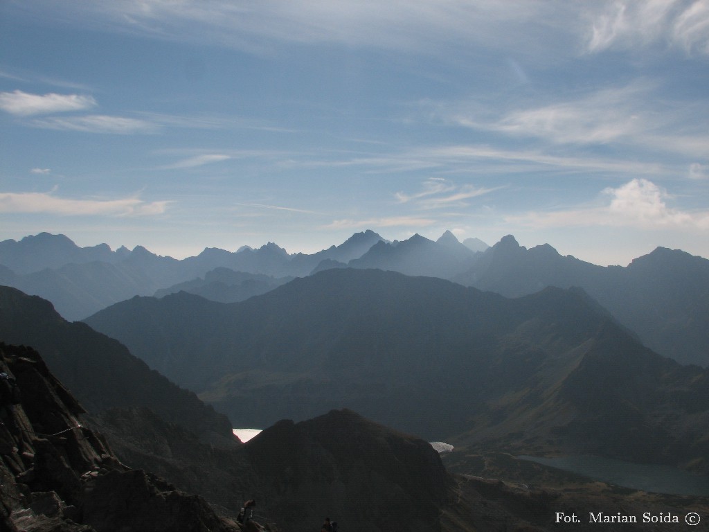 Wysokie Tatry ze Świnicy