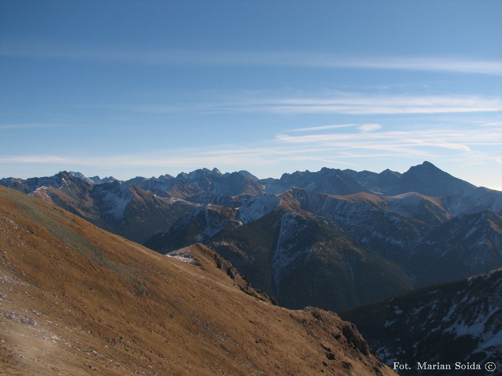 Wysokie Tatry z Ciemniaka