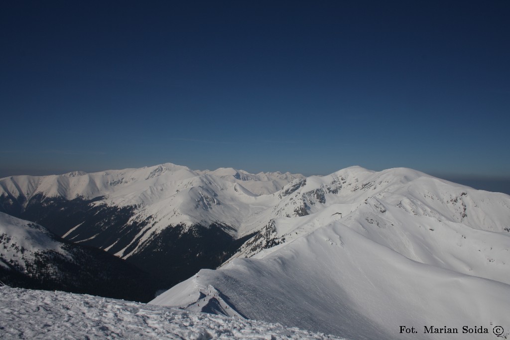 Tatry Zachodnie z Kasprowego Wierchu