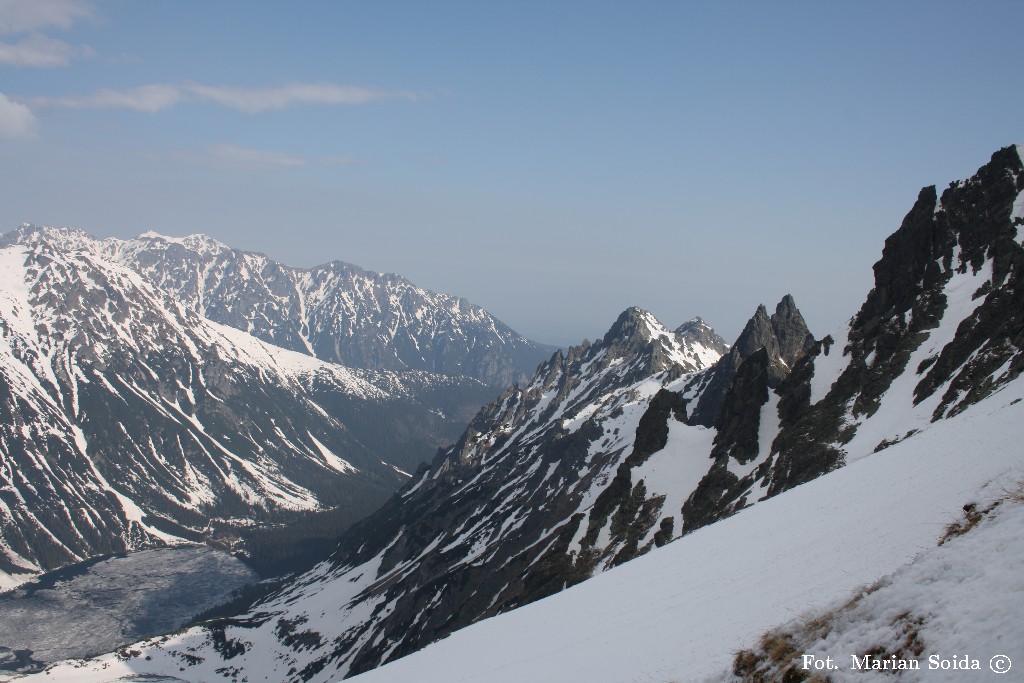 Morskie Oko i Żabi Grzbiet spod rysy