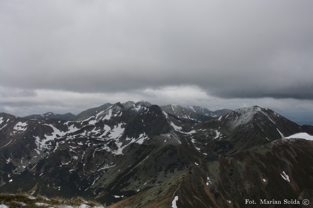 Tatry Zachodnie z Jarząbczego Wierchu