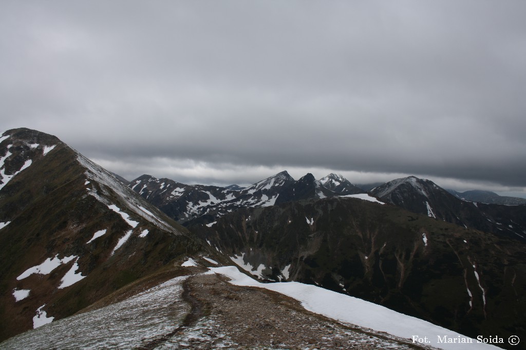 Tatry Zachodnie z Kończystego Wierchu