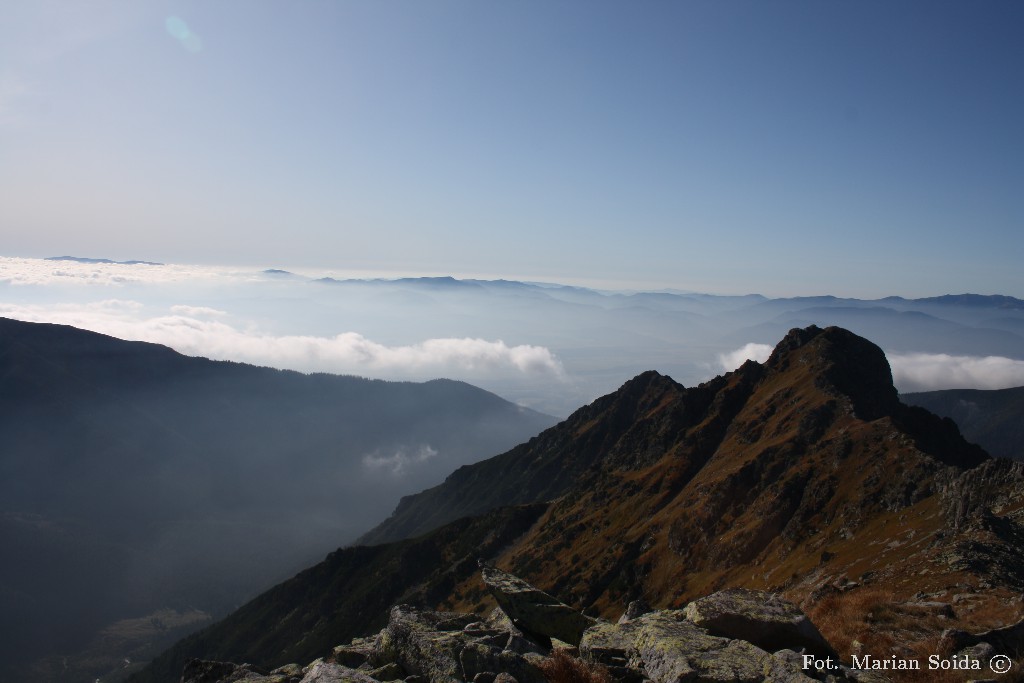 Otargańce i Niskie Tatry z Raczkowej Czuby