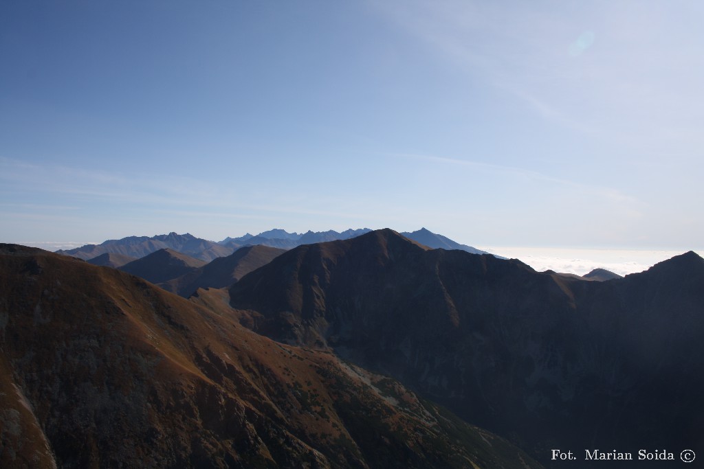 Bystra i Wysokie Tatry z Raczkowej Czuby