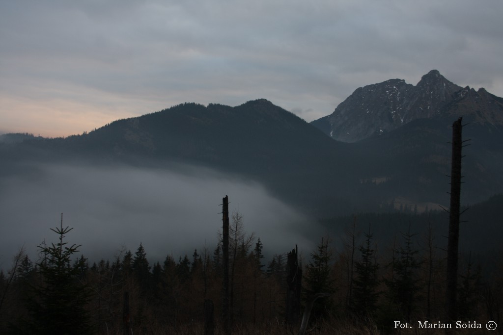 Giewont spod Hrubego Wierchu