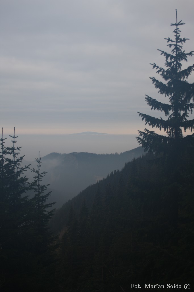 Babia Góra z Hawiarskiej Drogi