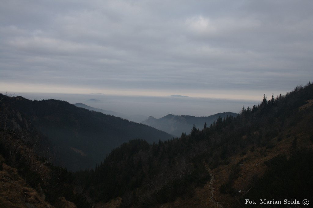 Dolina Miętusia z Hawiarskiej Drogi