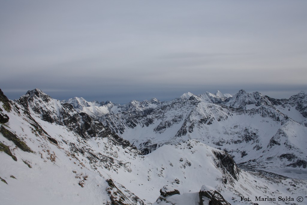 Wysokie Tatry spod Świnicy