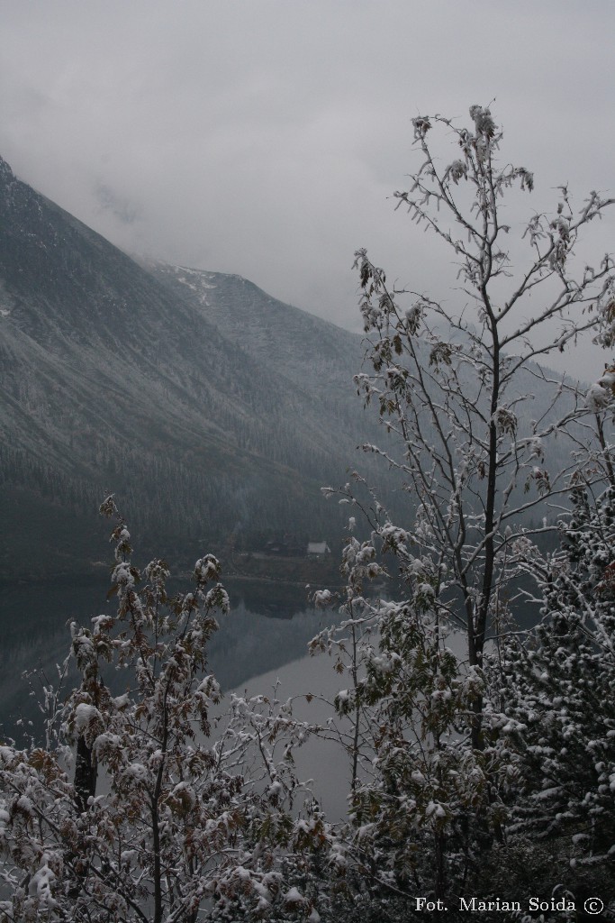 Morskie Oko spod Czarnego Stawu