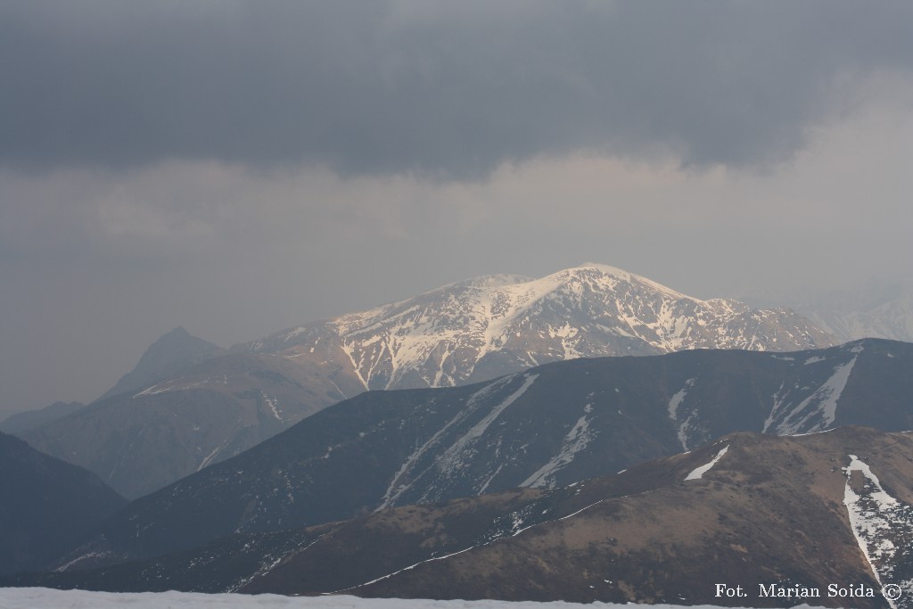 Giewont, Czerwone Wierchy, Ornak z Rakonia