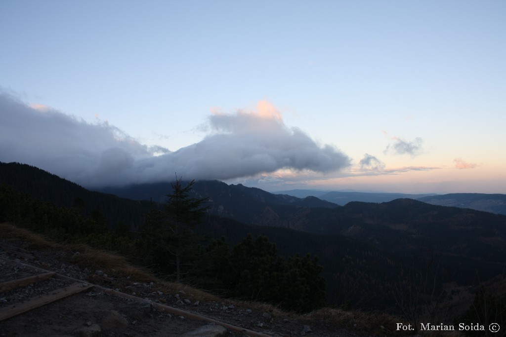 Widok na Giewont spod Karczmiska