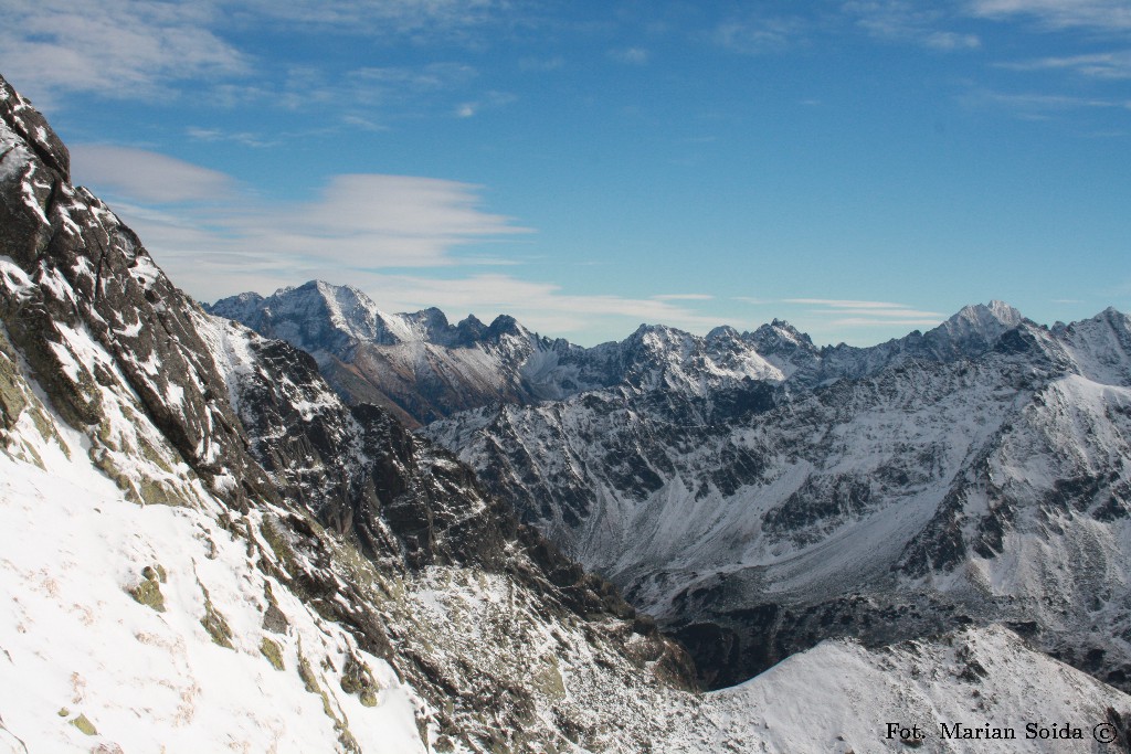 Wysokie Tatry spod Świnicy