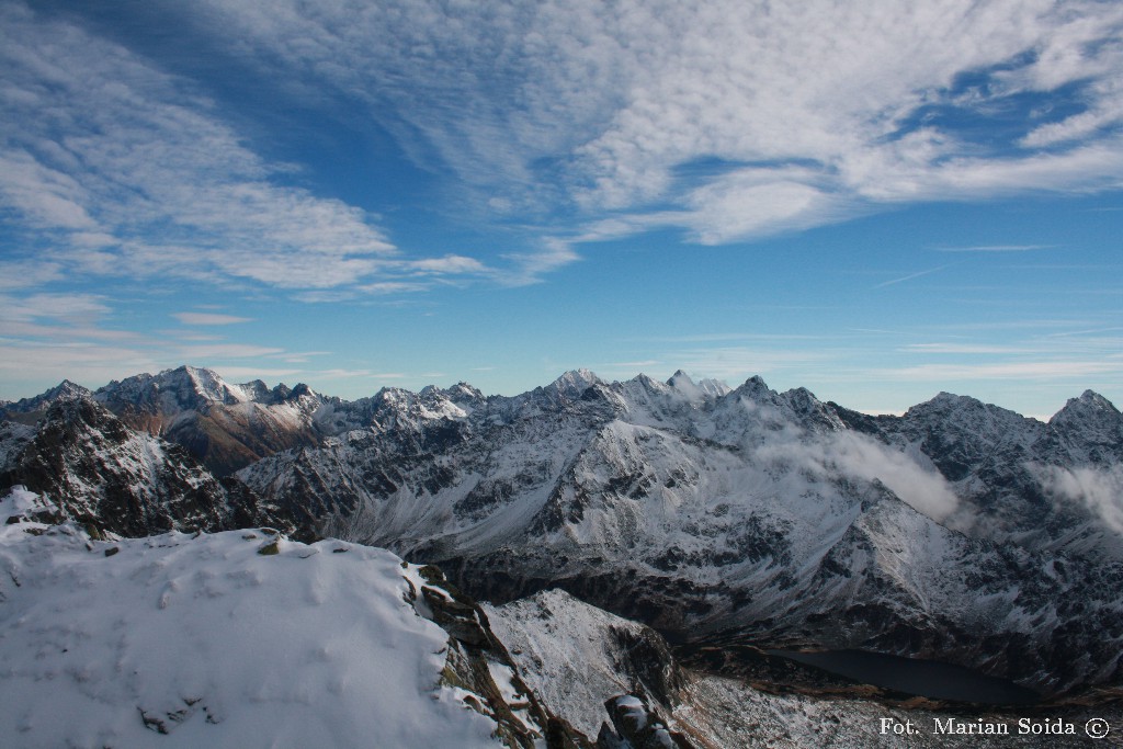 Wysokie Tatry ze Świnicy