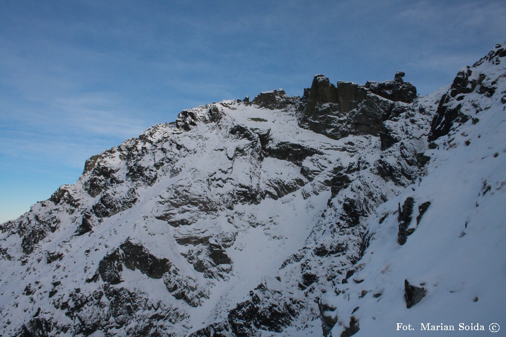 Wierch pod Fajki spod Skrajnego Granatu