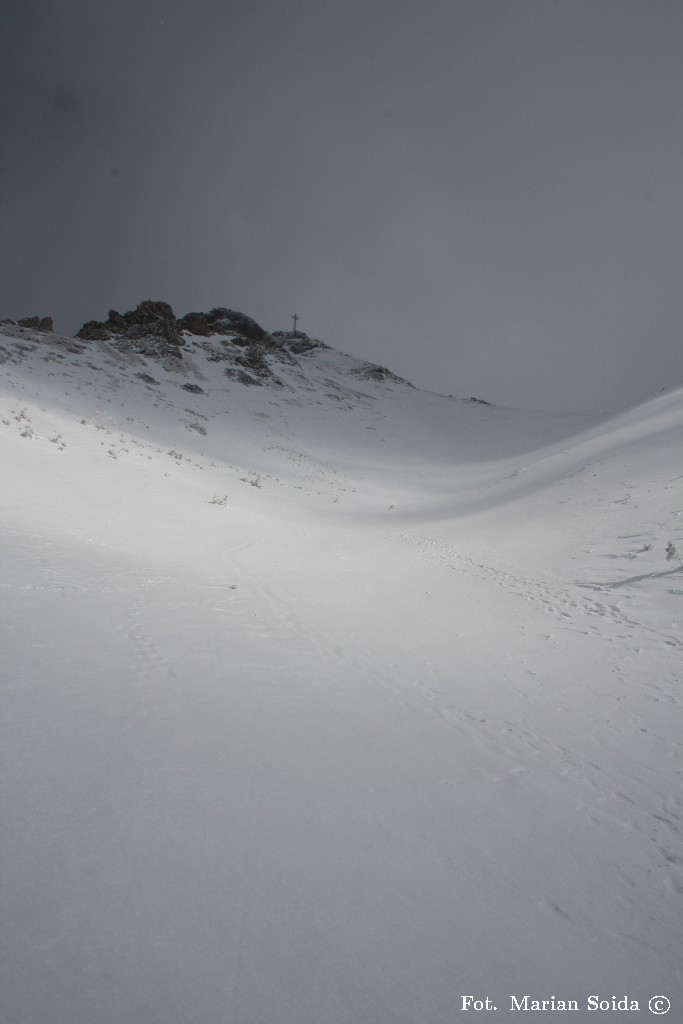 Giewont spod Wyżniej Kondrackiej Przełęczy