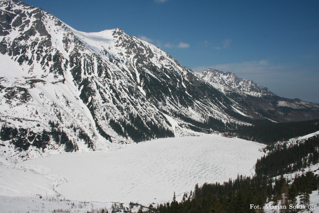 Morskie Oko z nad Czarnego Stawu