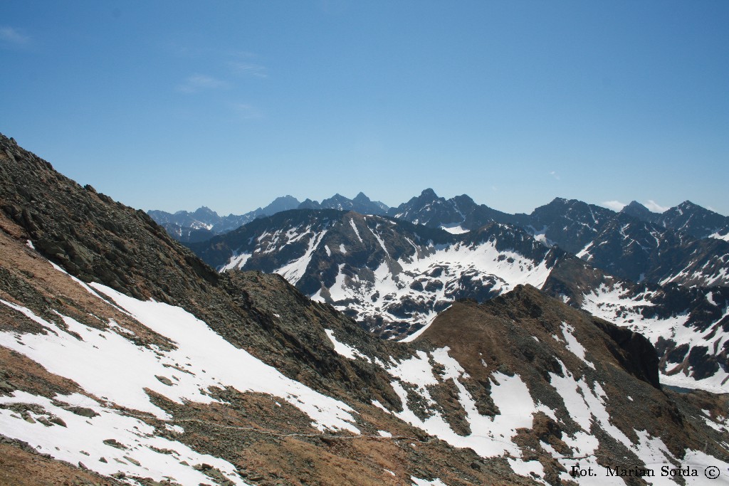 Wysokie Tatry z Zawratu