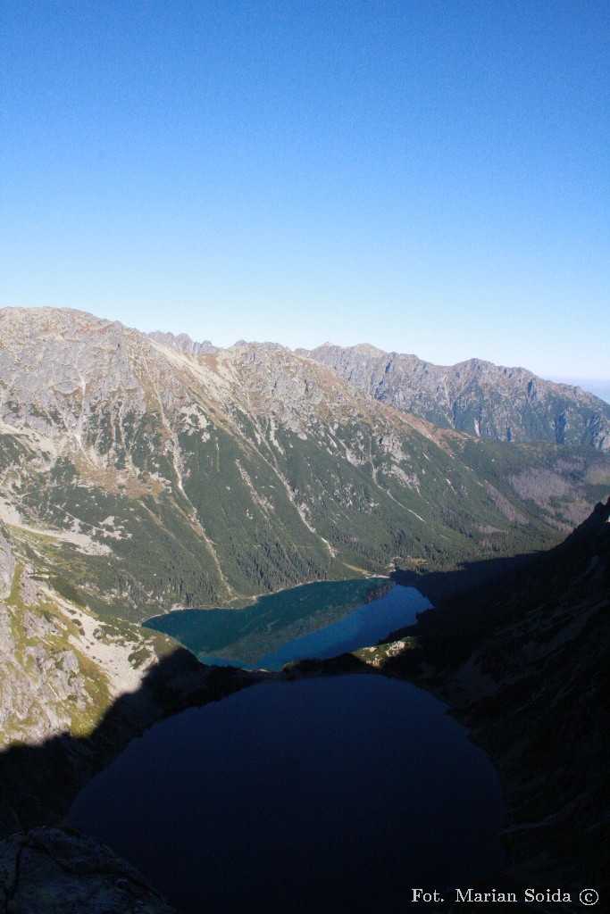 Czarny Staw, Morskie Oko z Buli pod Rysami